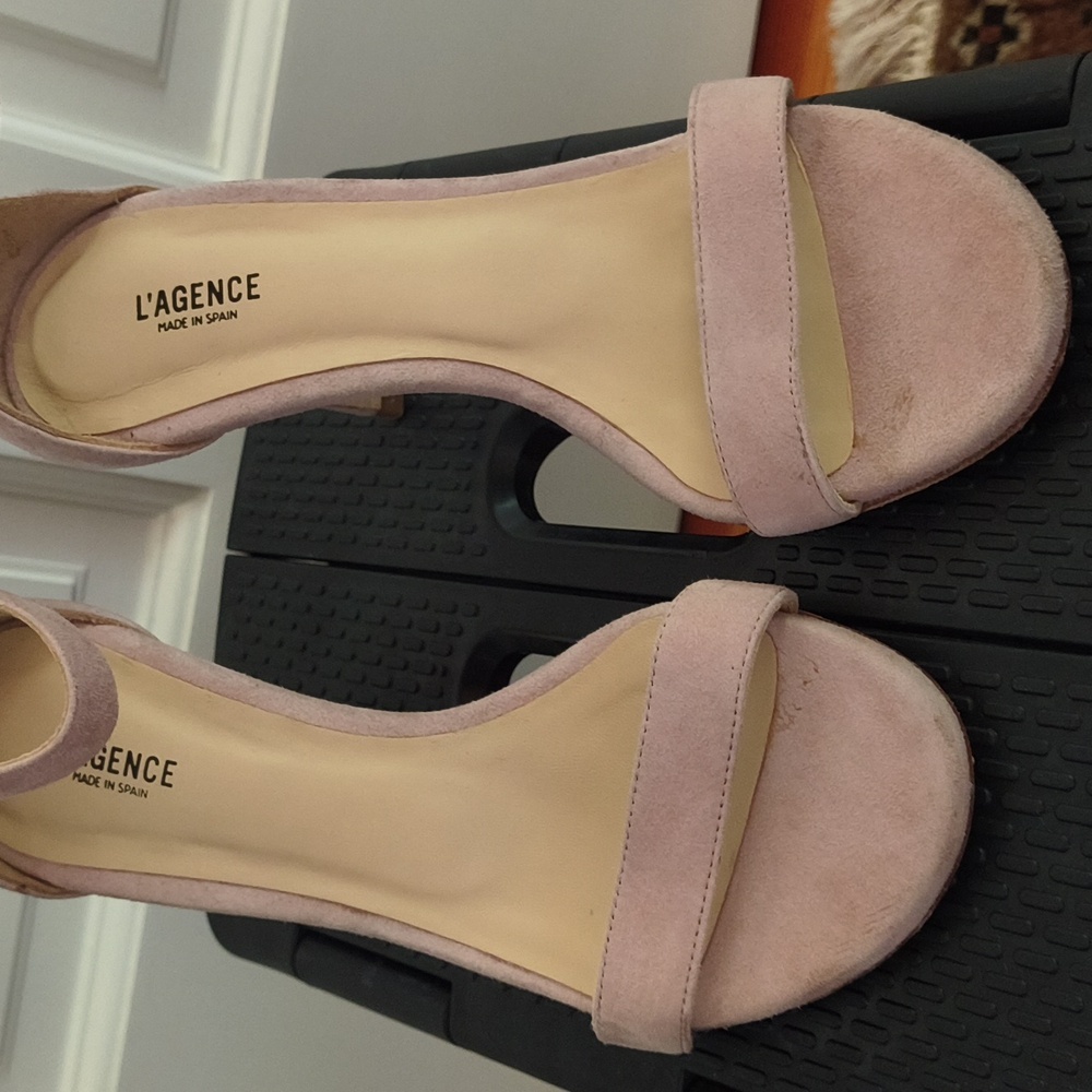 L'Agence Gisele II Quartz single strap Sandals size 37 - Picture 6 of 11